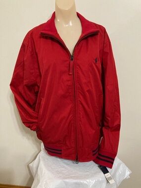 Polo by Ralph Lauren Red Full-Zip Men's Jacket. Item# SSjkt1